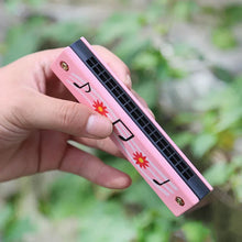 Load image into Gallery viewer, 1pc/2/4pcs Children Wooden Harmonica Musical Instrument Toys Music Teaching Aids Puzzle Early Education Kindergarten Beginners
