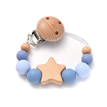 Load image into Gallery viewer, Baby Pacifier Chain Clip Silicone Teether Beads Soother Toy
