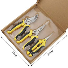Load image into Gallery viewer, 190mm Straight Head Pruning Shears Non-slip HandleStainless Steel Outils Manuels Household Bonsai Garden Scissors Pruing Shear
