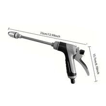 Load image into Gallery viewer, T8 long pole car washing tool watering garden tool water pipe hose universal metal extended car washing high-pressure water gun
