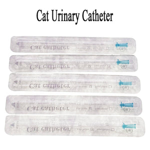 1PCS Pet Feline Cat Urinary Catheter Plastic Urethra Luer Disposable Stone Pass No Probe Tube Pipe Clinic Hospital Supplies