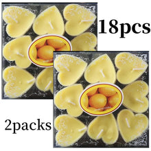 Load image into Gallery viewer, 9pcs Heart-Shaped Scented Tea Candles – Romantic Décor for Valentine's Day, Weddings, and Anniversaries
