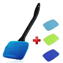 Load image into Gallery viewer, Car Window Cleaner Brush Kit Windshield Cleaning Wash Tool Inside Interior Auto Glass Wiper with Long Handle Car Accessories
