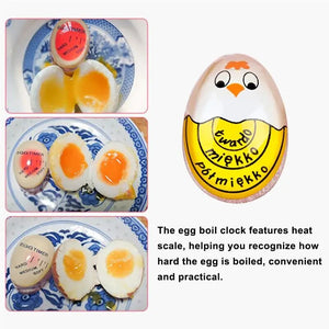 1PC Resin Egg Timer Multicolored Kitchenware Colorful Timers Heat-resistant Light-weight Boiled Smooth Surface Eggs Stopwatch