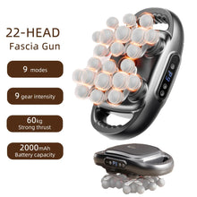 Load image into Gallery viewer, 22-Head Fascia Gun High-Frequency Vibration Body Massage Gun Back and Waist Massager Neck Shoulder Massager Muscle masajeador
