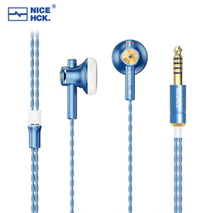 NiceHCK EB2S PRO HIFI Wired Microphone Earphone 15.4mm Dynamic Unit Earbud Bass Headset With Silver Plated OCC Mixed Cable IEM
