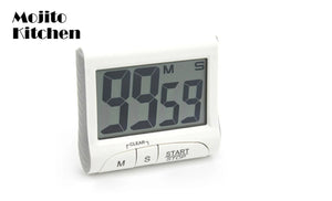 Portable Digital Countdown Timer Clock Large LCD Screen Alarm for Kitchen Cook Kitchen Timer Stopwatch