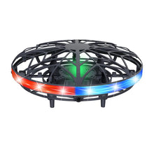 Load image into Gallery viewer, Mini UFO Drone Helicopter Aircraft Hand Controlled Color Light Infrared Quadcopter Induction Kids Flying Saucer Flying Ball Toy
