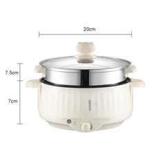 Load image into Gallery viewer, Electric Cooker 1.7L Small Rice Cooker 1-2 People Multicooker Household Non-stick Hot Pot Electric Steamer Cooking Appliances
