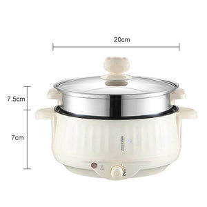 Electric Cooker 1.7L Small Rice Cooker 1-2 People Multicooker Household Non-stick Hot Pot Electric Steamer Cooking Appliances