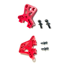 Load image into Gallery viewer, New Metal Upgrade Parts Kit Caster Block Steering Blocks Suspension Arm For Traxxas Latrax Teton 1/18 RC Car Red Parts

