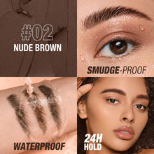 Load image into Gallery viewer, Waterproof Eyebrow Pomade Brow Gel 2-in-1 Long-Lasting Tint

