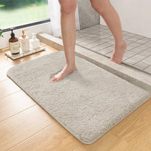 Load image into Gallery viewer, Long Hair Absorbent Bathroom Mat – Furry Non-Slip Shower &amp; Entrance Rug

