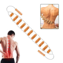 Load image into Gallery viewer, Wooden Therapy Massage Roller for Back Pain Relief &amp; Body Shaping
