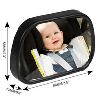 Load image into Gallery viewer, Safety Car Back Seat Baby View Mirror Suction Clip-On Adjustable Baby Rear Convex Mirror Car Baby Kids Monitor Car Accessories
