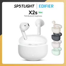 Load image into Gallery viewer, Edifier X2s Wireless Earbuds Bluetooth V5.3 Earphones X2 Upgraded 26hours Playback time Deep Bass Lightweight IP54 Waterproof
