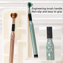Load image into Gallery viewer, 3-Sided Toothbrush for Comprehensive Cleaning | Ideal Angle Design | Raised Tongue Coating Brush | 2-Pack | Soft Bristles for Ge
