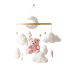 Load image into Gallery viewer, Wooden Baby Rattle Crib Mobile Holder for Newborns
