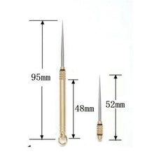 Load image into Gallery viewer, Titanium &amp; Brass Toothpick with Waterproof Bottle Tool
