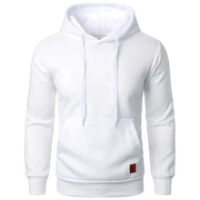 Load image into Gallery viewer, Men’s Casual Lightweight Hoodie – Solid Color Drawstring Pullover Sweatshirt for Streetwear &amp; Outdoor Style
