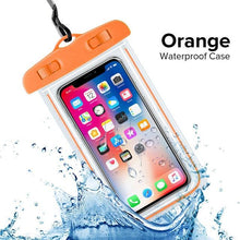 Load image into Gallery viewer, Swimming Bags Waterproof Phone Case Water proof Bag Mobile Phone Pouch Cover for iPhone 12 Pro Xs Max XR X 8 7 Phone Case Bag With Lanyard Compatible with iPhone
