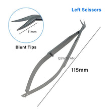 Load image into Gallery viewer, Ophthalmic  Titanium Castroviejo Corneal Scissors Left/Right Ophthalmic Surgical Instrument
