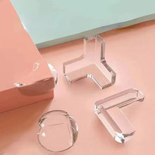 Load image into Gallery viewer, Clear Table Corner Protectors for Baby Furniture Safety Edge Guards
