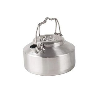 0.9L Stainless Steel Backpacking Camping Kettle Bushcraft Gear Outdoor Durable Teapot High Quality