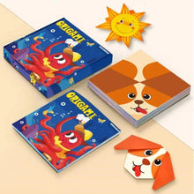 Load image into Gallery viewer, Cartoon Animal Origami &amp; Paper Cutting Book - Educational Craft Toy for Kids
