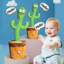 Load image into Gallery viewer, 1pc Dancing Cactus Toy,Repeat Talking ,Song Speaker Wriggle Dancing Sing Talk, Plushie Stuffed ,Interaction and Decoration
