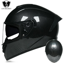 Load image into Gallery viewer, Full Face Racing Helmets Winter Warm Double Visor Motorcycle Helmet Motorbike Sports helmet LVS-701
