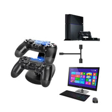 Load image into Gallery viewer, For PS4 Controller Charger LED Charging Stand Holder Dock Station Cradle for Sony Playstation 4 / PS4 Pro /PS4 Slim Accessories
