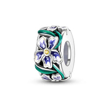 Load image into Gallery viewer, 100% 925 Sterling Silver Rainbow Zircon Butterfly Dragon Silicone Stopper Charms - Colorful Beads for DIY Bracelets, Customizable Jewelry for All Occasions
