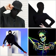 Load image into Gallery viewer, Black Full Face No Hole Cover Hat Women Men Army Tactical Cs Balaclava Cap Sun Uv Protection Bike Motorcycle Multi-Hole Ski Mask
