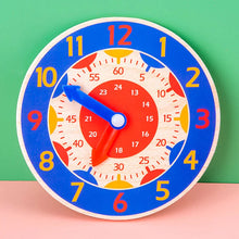 Load image into Gallery viewer, Montessori Wooden Clock Time Learning Toy
