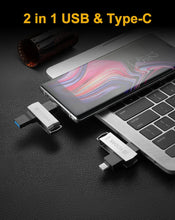 Load image into Gallery viewer, Kodak K273 Metal USB Flash Drive USB3.2 Type C Flash Drive 32GB 64GB 128GB 256GB High Speed for Car Laptop
