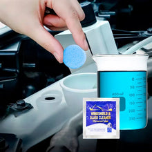 Load image into Gallery viewer, ‌All-Season Windshield Washer Effervescent Tablet (Solid Concentrate) Shellac-Free Formula
