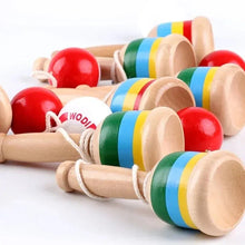 Load image into Gallery viewer, Montessori Wooden Skill Sword Cup Toy – Educational Throw &amp; Catch Game
