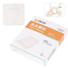 Load image into Gallery viewer, 5PC Portable Hydrocolloid Adhesive Dressing Wound Dressing Self Adhesive Breathable Ultra Thin Waterproof Bedsore Heal Pad Patch
