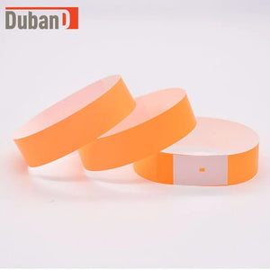 100PCS Disposable bracelet, synthetic paper wristband, men's and women's size universal bracelet, colorful wrist strap without