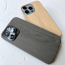 Load image into Gallery viewer, Retro Ultra Thin Wooden Texture Phone Cases For iPhone 14 13 12 11 Pro Max XS MAX XR XS X 7 8 Plus anti-skid Soft Cover Vintage Wooden Unique Classy &amp; Fully Protective Phone Case

