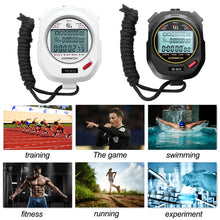 Load image into Gallery viewer, Professional Handheld Digital Stopwatch Timer Outdoor Sports Training Timer Chronograph Stop Watch 0.01s Precision Timer Tools
