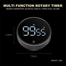 Load image into Gallery viewer, LED Digital Kitchen Timer Study Stopwatch Magnetic Electronic Cooking Countdown Clock LED Mechanical Remind Alarm Kitchen Gadget
