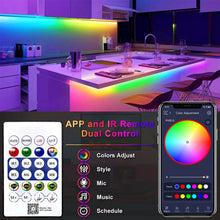 Load image into Gallery viewer, 5V RGBIC Neon Strip Lights – Bluetooth USB LED Ribbon
