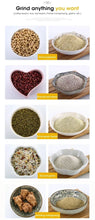 Load image into Gallery viewer, 400W Stainless Electric Grinder Baby Food Pulverizer Coffee Beans Mill Grinder  Fast Grinding Multifunction Smash Machine
