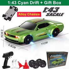 Load image into Gallery viewer, 1/64 4WD High-Speed Drift RC Car – Mini Remote Control Racing Toy for Kids &amp; Adults
