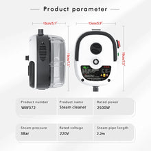 Load image into Gallery viewer, 2500W Steam Cleaner High Temperature Sterilization Air Conditioning Kitchen Hood Car Cleaner 110V 220V Home Appliances
