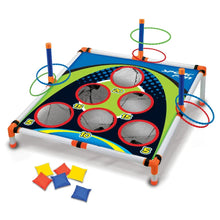 Load image into Gallery viewer, Portable Cornhole Toss Game Set - Easy Assembly Outdoor Yard Game for Kids &amp; Adults
