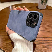 Load image into Gallery viewer, Vintage Green PU Leather Case For iPhone 13 12 11 Pro Max Mini XR XS X 7 8 Plus  Luxury Silicon Bumper Shockproof Soft Cover  Ultra Thin Slim Leather Case Anti-Scratch Hard Back Cover for iPhone
