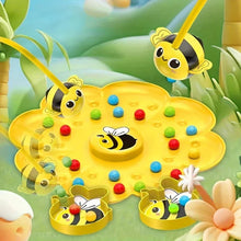 Load image into Gallery viewer, Little Bumblebee Board Game – Educational Puzzle &amp; Fishing Toy for Kids

